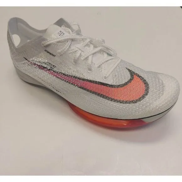 Nike Mens Air Zoom Victory Track Shoes w Spikes CD4385-100 White Ombre Size 12.5