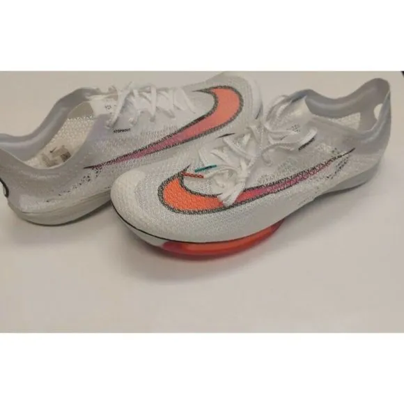 Nike Mens Air Zoom Victory Track Shoes w Spikes CD4385-100 White Ombre Size 13