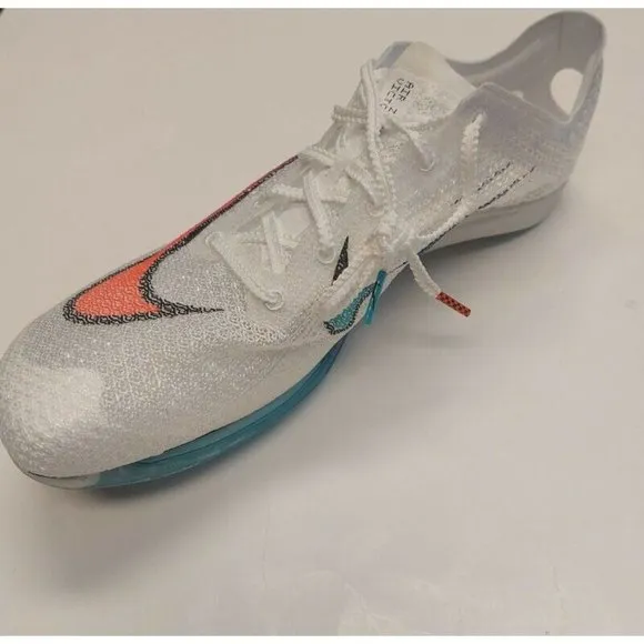 Nike Mens Air Zoom Victory Track Shoes w Spikes CD4385-100 White Ombre Size 13