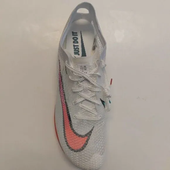 Nike Mens Air Zoom Victory Track Shoes w Spikes CD4385-100 White Ombre Size 13