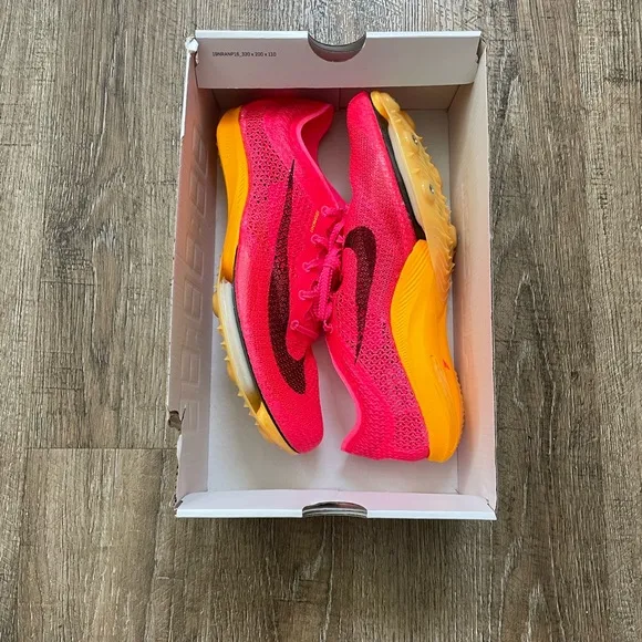 Nike Mens Air Zoom Victory Track Spikes Shoes Hyper Pink Sz 10.5 CD4385-600