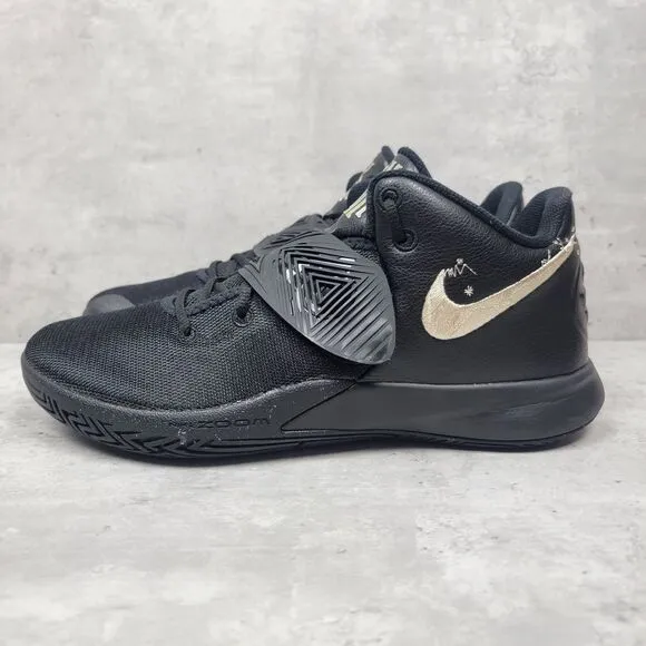 Nike Mens Basketball Shoes Kyrie Flytrap 3 Size 12 Black Metallic Gold BQ3060008
