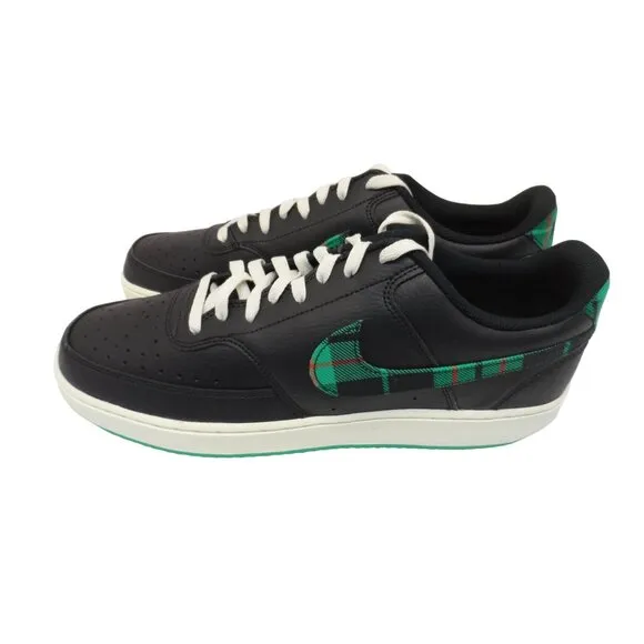 Nike Men's Court Vision Lo Athletic Shoes Black Green Size 14M