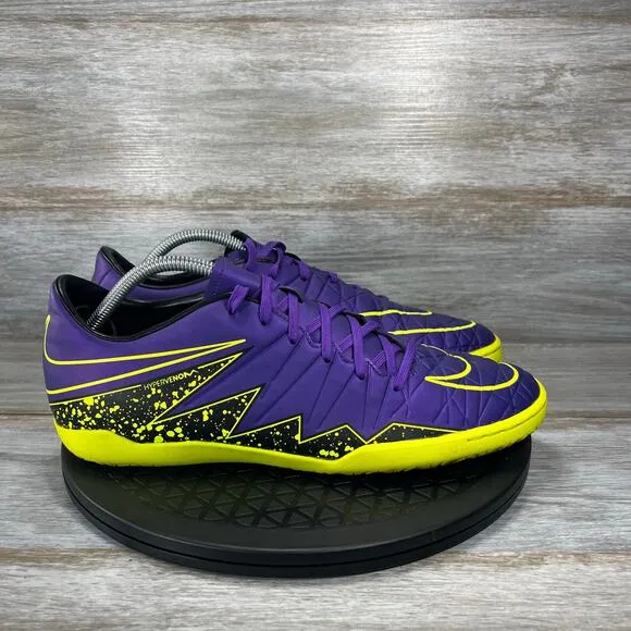 Nike Mens Hypervenom Phelon II IC 749898-550 TF Astro Turf Soccer Shoes Size 11