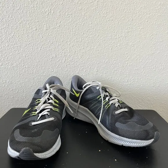 Nike Men's Quest 4 Black Volt Running Shoes Sneakers Size 9 Style DO6697-001