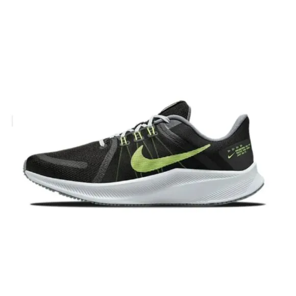 Nike Men's Quest 4 Black Volt Running Shoes Sneakers Size 9 Style DO6697-001
