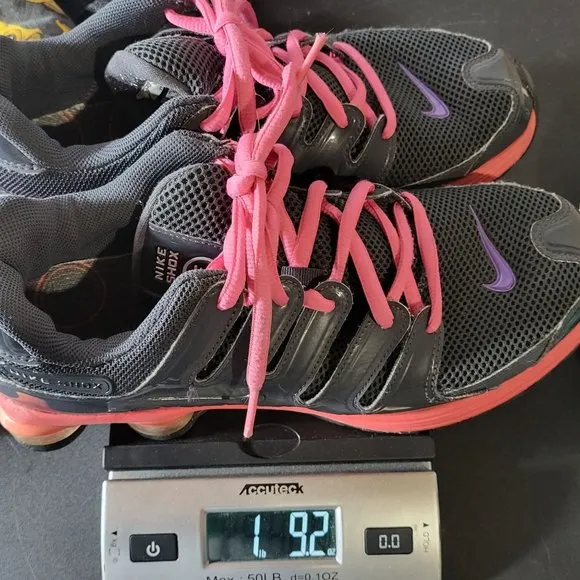 Nike Men's Shox Air Lunar NZ Infared Running Tennis Shoes Size 8.5 Gym Workout