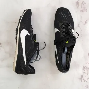 Nike Mens Size 11.5 Air Zoom Victory Tour 3 Black Cleat Track Field Shoes