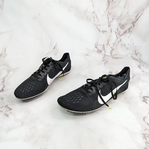 Nike Mens Size 11.5 Air Zoom Victory Tour 3 Black Cleat Track Field Shoes