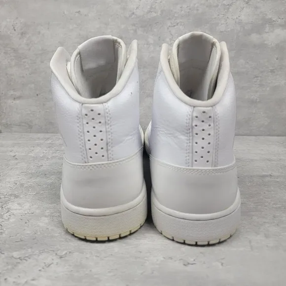 Nike Mens Size 12 Air Jordan Executive Triple White Sneakers Basketball Shoes