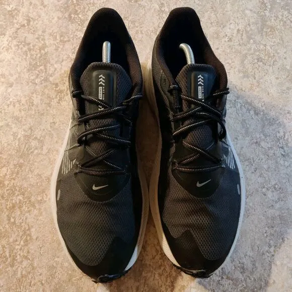 Nike Mens Winflo 7 Shield Running Shoes Black/Metallic CU3870-001 Size 12