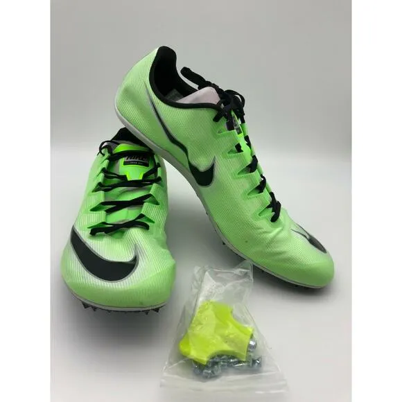 Nike Men's Zoom 400 Track Shoes Green Sprint Track &amp; Field AA1205-300 Size 13🛒