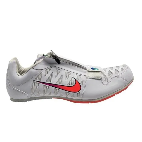 Nike Mens Zoom Long Jump 4 White Ombre Track Shoes Size 15