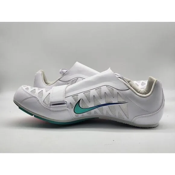 Nike Mens Zoom Long Jump 4 White Ombre Track Shoes Size 15