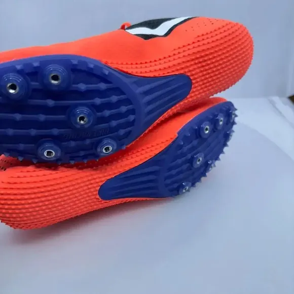Nike Mens Zoom Rival S8 Lace Up Track/Spike Shoes 806555 804 Orange Size 11