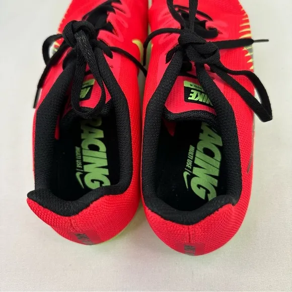 NIKE Men’s Zoom Rival Track And Field Shoes Neon Orange Green 11.5
