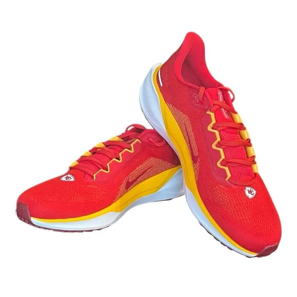 Nike NFL Zoom Pegasus 41 Kansas City Chiefs Running Shoes Men’s Size 10.5