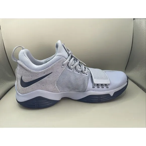 Nike Paul George PG 1 Glacier Mens 9.5 Gray Basketball 878627-044