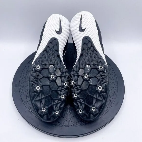 Nike Rival S 9 Size 12 Track Shoe Black/White 907564-017