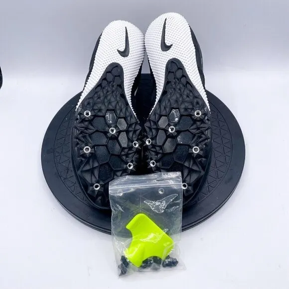 Nike Rival S 9 Size 12 Track Shoe Black/White 907564-017