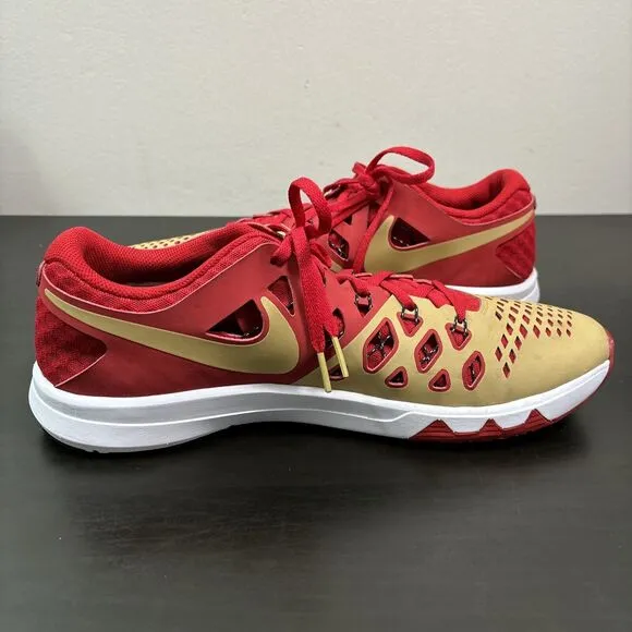 Nike San Francisco 49ers Sneakers Size Men's 12 Train Speed 4 Amp NFL Shoes