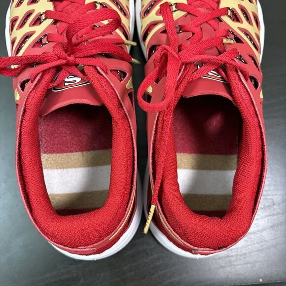 Nike San Francisco 49ers Sneakers Size Men's 12 Train Speed 4 Amp NFL Shoes
