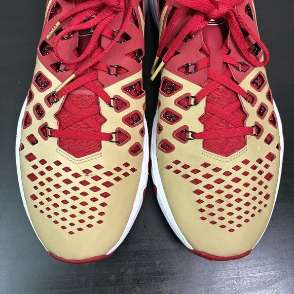 Nike San Francisco 49ers Sneakers Size Men's 12 Train Speed 4 Amp NFL Shoes