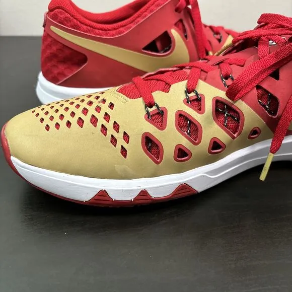 Nike San Francisco 49ers Sneakers Size Men's 12 Train Speed 4 Amp NFL Shoes