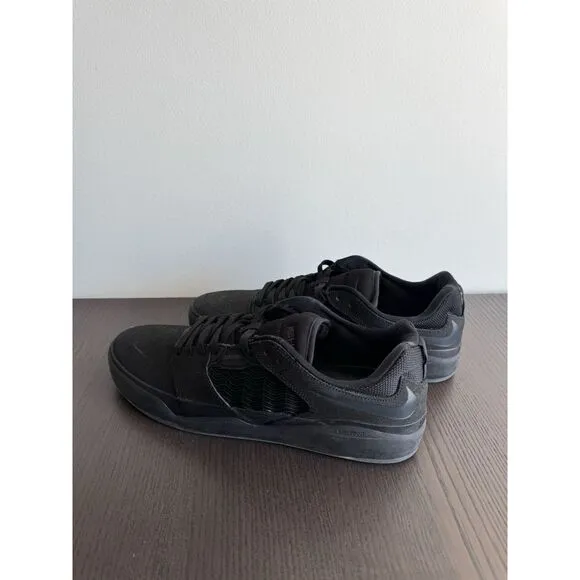 Nike SB Ishod Wair PRM Premium Triple Black Mens 11   Shoes Sneakers NEW