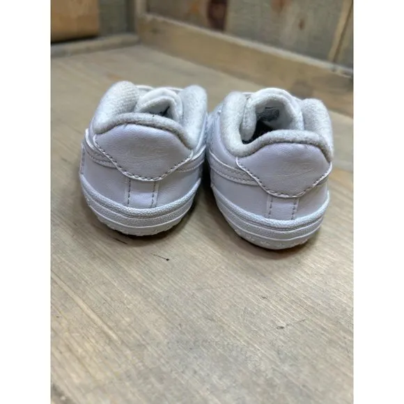 Nike Shoes Infant 3C Air Force 1 Crib Soft Bottom CK2201 100 White Sneakers