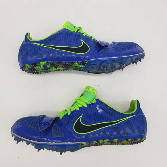 Nike Shoes Men's 10 Zoom Rival S  Blue Green Track Sprint Sneakers Cleats
