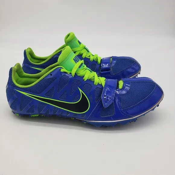 Nike Shoes Men's 10 Zoom Rival S  Blue Green Track Sprint Sneakers Cleats