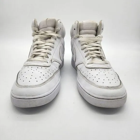NIKE Shoes Mens 13 Court Vision Mid Basketball Sneakers CD5466-100