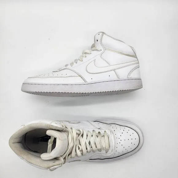 NIKE Shoes Mens 13 Court Vision Mid Basketball Sneakers CD5466-100