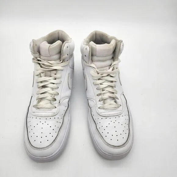 NIKE Shoes Mens 13 Court Vision Mid Basketball Sneakers CD5466-100