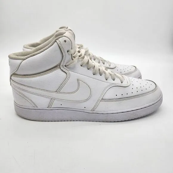 NIKE Shoes Mens 13 Court Vision Mid Basketball Sneakers CD5466-100