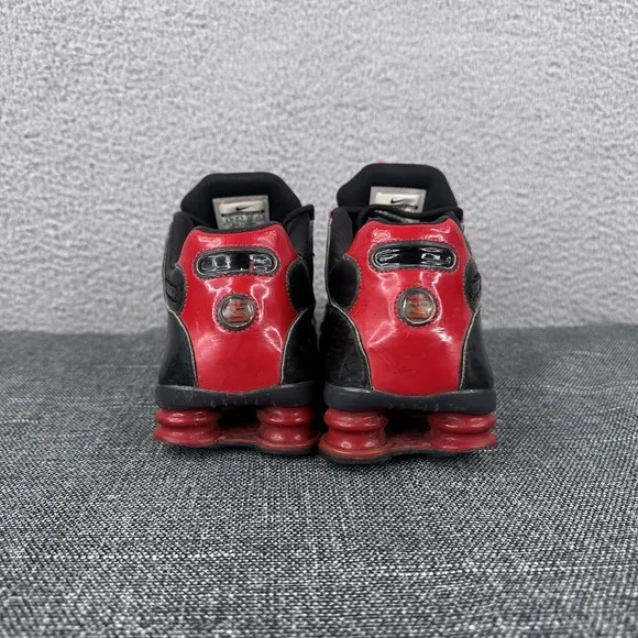 Nike Shox NZ Mens Size 9.5  Black &amp; Red Basketball Court Shoes Retro 378341-047