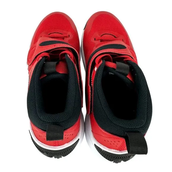 Nike Team Hustle D 11 Kids Youth Size 7Y Red Basketball Shoes DV8996-602 New