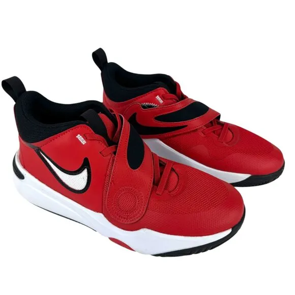 Nike Team Hustle D 11 Kids Youth Size 7Y Red Basketball Shoes DV8996-602 New