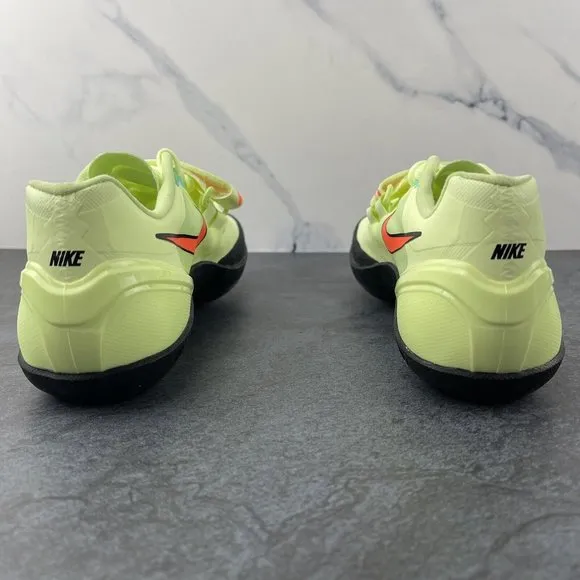 Nike Track and Field Shoes Size 9 Mens Zoom Rotational Volt Orange Womens 10.5