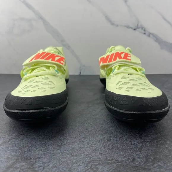 Nike Track and Field Shoes Size 9 Mens Zoom Rotational Volt Orange Womens 10.5