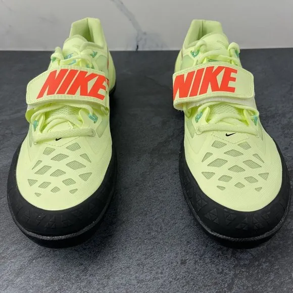 Nike Track and Field Shoes Size 9 Mens Zoom Rotational Volt Orange Womens 10.5
