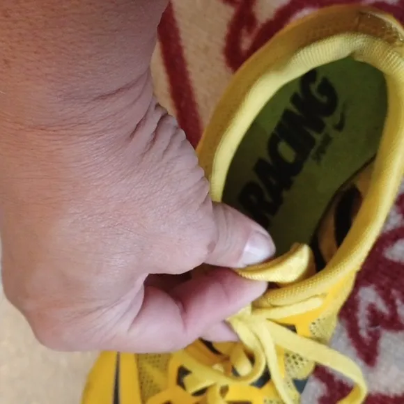 Nike Track Running Shoes, Rival S, golden yellow,  sz 12