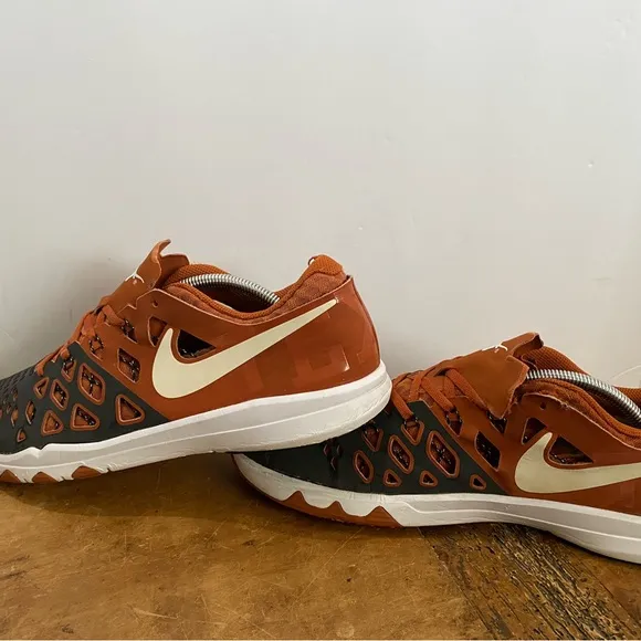 Nike Train Speed 4 Amp Shoes Sneakers Men's Size 11.5 Texas Longhorns 844102-800