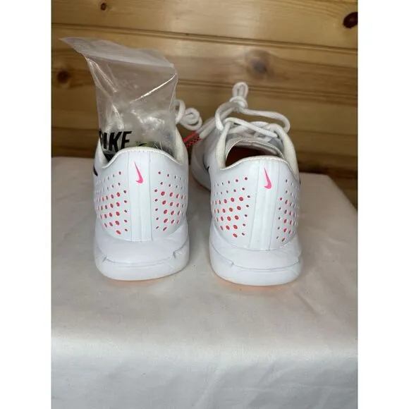 Nike Triple Jump Elite 2 White Hyper Pink Orange Size 5 Track &amp; Field AO0808-101
