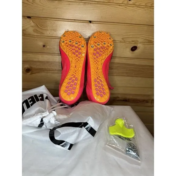 Nike Triple Jump Elite 2 White Hyper Pink Orange Size 5 Track &amp; Field AO0808-101