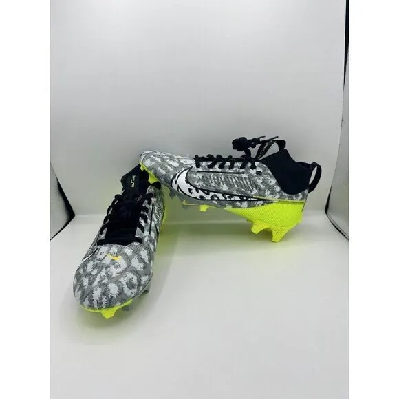 NIKE VAPOR EDGE PRO 360 2 FOOTBALL CLEATS FB8443-703 VOLT BLACK Mens Size 8
