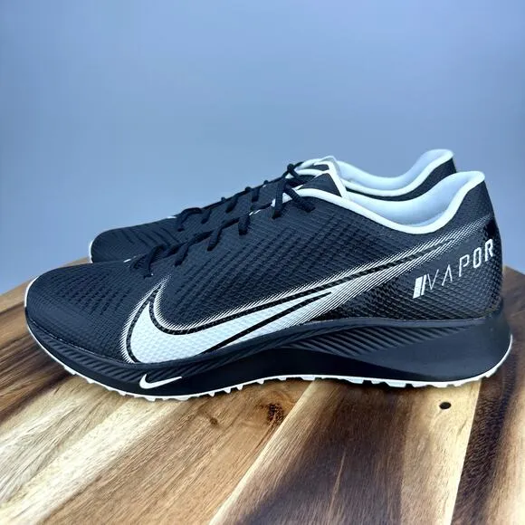 Nike Vapor Edge Pro Turf Football Mens Size 13.5 Black White Shoes CD0086 001