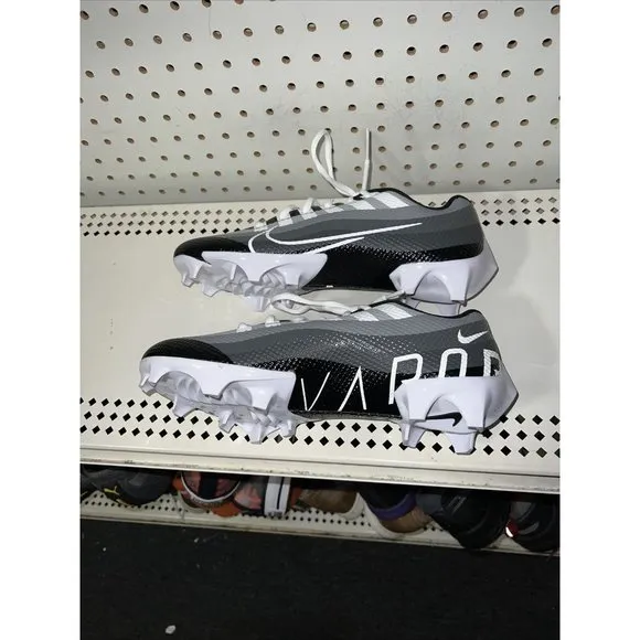 Nike Vapor Edge Speed 360 Mens Football Cleats Size 8 Gray Black White
