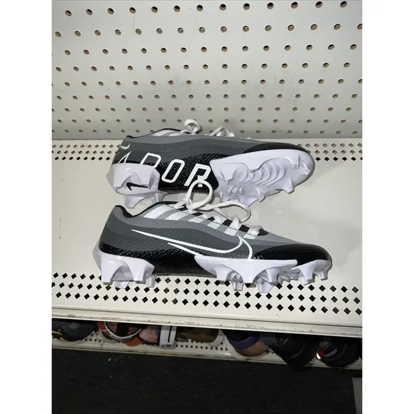 Nike Vapor Edge Speed 360 Mens Football Cleats Size 8 Gray Black White